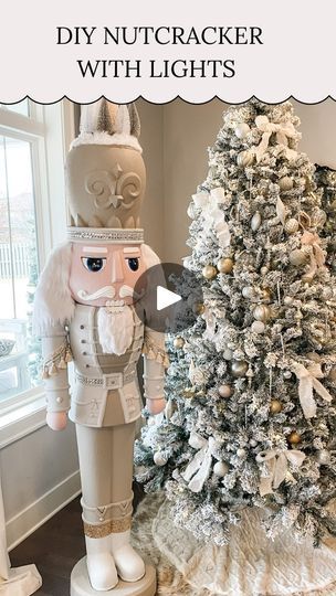 42K views · 6.7K reactions | 🎄 DIY Nutcracker 🎄⁣
⁣
Comment NUTCRACKER to get the details to these adorable lifesize nutcrackers that always sell out fast! You can select “pickup nearby” option when you order to see if they’re in stock at your store! This was one of my favorite Christmas DIYs!!⁣
.⁣
.⁣
.⁣
.⁣
#christmas #christmasdiy #diychristmas #nutcrackers #christmasdecor #christmasdecorations #christmasdecorating #diychristmasdecor #diychristmasdecorations | Kelsi Savage Nutcracker Display Ideas Unique, Porch Nutcracker, Diy Nutcracker, Nutcracker Christmas Decorations, Nutcracker Christmas, Christmas 2024, Sell Out, Outdoor Christmas Decorations, Outdoor Christmas