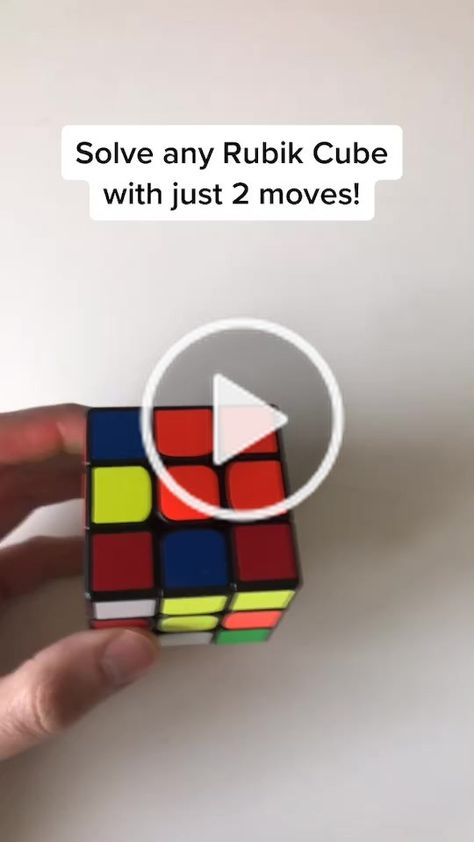 Max Major (@itsmaxmajor) has created a short video on TikTok with music original sound. | I can’t believe this works... #rubikscube (read my bio) #lifehacks #fyp #foryou | Any Cube, Starting in Any Position | Solve any Rubik Cube with just 2 moves! | Repeat these two moves over and over again Tiktok Bathroom, Rubics Cube Solution, Rubric Cube, Rubik's Cube Solve, Solving A Rubix Cube, Rubiks Cube Patterns, Rubicks Cube, Rubiks Cube Solution, Bathroom Remodeling Ideas