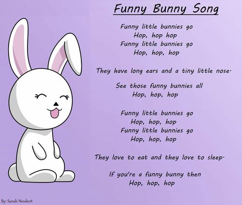 Easter song  Bunny song Kids preschool silly song Easter Egg Songs For Preschoolers, Easter For Preschoolers, Easter Songs For Preschoolers, Daycare Songs, Easter Songs For Kids, Storytime Songs, Songs For Preschoolers, March Preschool, Jungle Activities