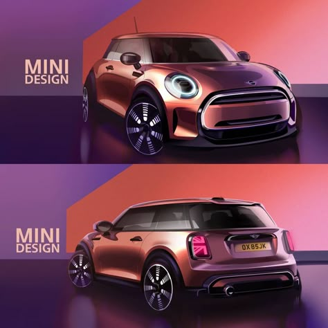 Hot Road News on Instagram: “2022 Mini Cooper Official Sketches By @_jo_zap @d_rakete…” Concept Picture, Mini Cooper One, Car Sketch, Mini Cooper, Concept Cars, Car Design, Product Design, Transportation, Mood Board