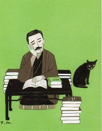 Natsume Soseki cat I Am A Cat Natsume Soseki, Nippon Graph, Natsume Soseki, Ben Shahn, Turning Japanese, Reading Tips, Best Mysteries, Sweet Box, Writing Stuff