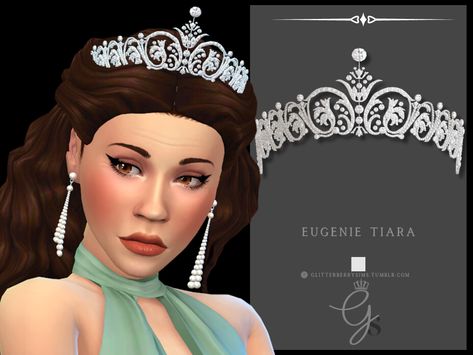 Tiaras | Collection from Glitterberry Sims | 60 posts | Patreon Sims 4 Clothes Wedding, Crowns Cc Sims 4, Ts4 Tiara Cc, Sims Tiara Cc, Sims 4 Cc Tiara Patreon, Sims 4 Cc Wedding Hair Accessories, Sims 4 Royalty Cc Crown, Sims 4 Cc Crown Patreon, Sims 4 Cc Royal Accessories