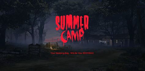 Summer Camp Aesthetic Horror, Camp Horror Aesthetic, Summer Horror Aesthetic, Summer Camp Horror, 80s Slasher Aesthetic, Camping Horror, 80s Horror Aesthetic, Horror Summer, Brooke Thompson