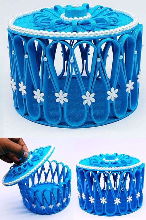 Rope Baskets Diy, Diy Laundry Basket Holder, Simple Gift Basket Ideas, Rope Baskets Diy Tutorials, Coiled Rope Basket Diy, Paper Easter Basket, Foam Christmas Ornaments, Wool Crafts Diy, Baskets Diy