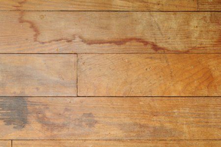 Follow these steps to repair a water damaged floor. How To Fix Worn Hardwood Floors, How To Repair Water Damaged Wood, How To Fix Wood Floor Damage, Duplex Remodel, Abandoned Theatre, Water Stain On Wood, Hardwood Floor Repair, Restore Furniture, Wood Floor Repair