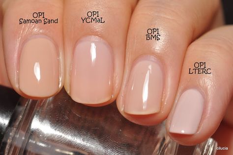 OPI Samoan Sand OPI You Callin' Me A Lyre? OPI Barre My Soul OPI Let Them Eat Rice Cake Nude Nail Polish, Wedding Nails Design, Nails Polish, Bride Nails, Neutral Nails, Nailed It, Bridal Nails, Opi Nails, Manicure Y Pedicure