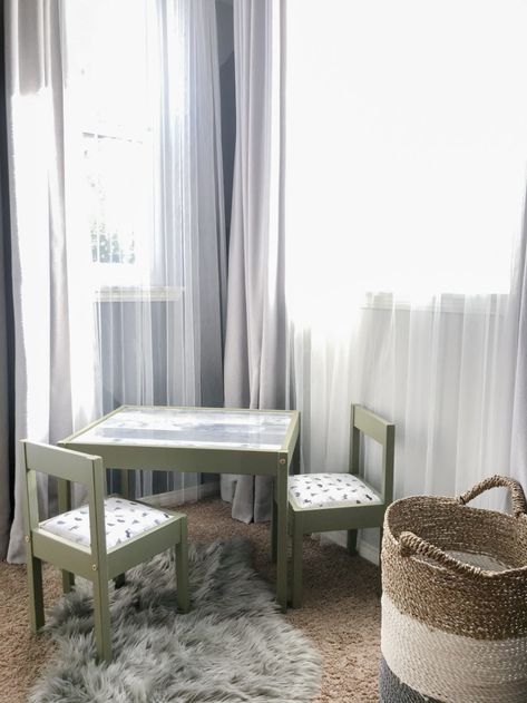 Ikea Kids Table And Chairs Hack, Ikea Children Table, Ikea Table Hack Kids, Ikea Latt Table Makeover, Diy Toddler Table And Chairs, Ikea Kids Table Makeover, Ikea Latt Table Hack, Ikea Toddler Table, Ikea Hack Kids Table