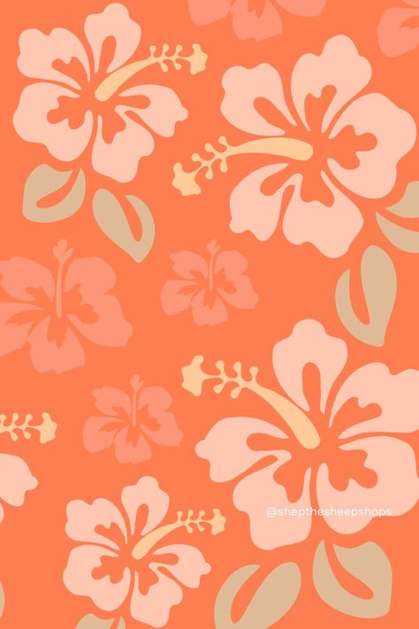 pastel summery orange hibiscus patterned background 

#hibiscus #hibiscusbackground #coconutgirlaesthetic #tropicalbackground #aestheticbackground #trendyhibiscusbackground #trendyaestheticwallpapers #2000sbeachgirlaesthetic Summer Flowers Aesthetic Wallpaper, Hawaii Flower Drawing Simple, Hibiscus Flower Aesthetic Drawing, Aesthetic Hibiscus Wallpaper, Hawaiian Wallpaper Iphone Aesthetic, Beachy Wallpaper Aesthetic, Hawian Flower Wallpaper, Hawaiian Flower Wallpaper Iphone, Pink Hawaiian Flowers Wallpaper