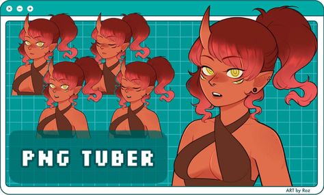 Png Tuber Expression Sheet, Png Tuber Reference, Png Tuber Ideas, Png Tuber Avatar Base, Vtuber Tutorial, Opposite Art, Png Tuber Model, Chibi Emoji, Png Tuber Avatar