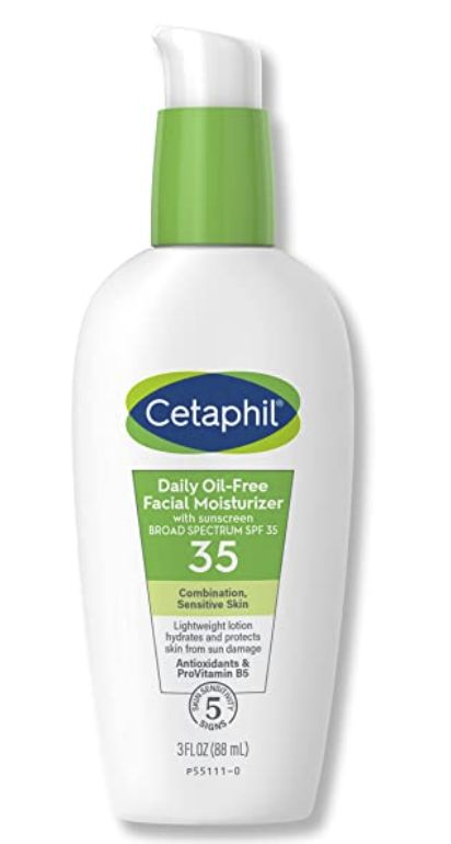 Cetaphil Face Moisturizer, Daily Oil Free Facial Moisturizer with SPF 35, For Dry or Oily Combination Sensitive Skin, Fragrance Free Face Lotion Cetaphil Moisturizer, Cetaphil Face Wash, Oily Skin Face, Daily Facial Cleanser, Moisturizer For Sensitive Skin, Gentle Skin Cleanser, Skin Dryness, Oil Free Moisturizers, Face Lotion