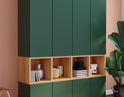 Check out new work on my @Behance profile: "Cupboard. Green." http://be.net/gallery/102381139/Cupboard-Green Dark Green Wardrobe, Green Cupboards, Cupboard Colors, Small Bedroom Interior, Kid Bed, Green Lounge, Wardrobe Furniture, Wardrobe Design Bedroom, Paper Airplane