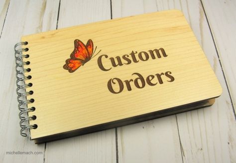 How do you let visitors at craft shows or fairs know that you take custom or personalized orders? Custom Order Sign Craft Fair, Craft Show Table, Make A Photo Album, Craft Show Display Ideas, Craft Show Booths, Show Display Ideas, Craft Show Displays, Craft Shows, Cameo Projects