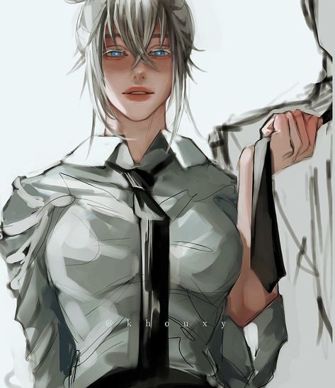 Woman In Suit, 얼굴 그리기, Dark Anime, Fanarts Anime, Haikyuu Anime, Jujutsu, Anime Fanart, Aesthetic Anime, Character Design Inspiration