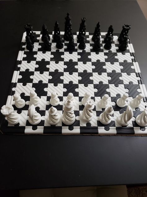 Not Inherited, But 3D Printed Diy Chess Set, Cool 3d Prints, 3d Printer Art, 3d Tiskárna, Useful 3d Prints, Drukarka 3d, 3d Printing Business, 3d Printing Art, 3d Printer Designs