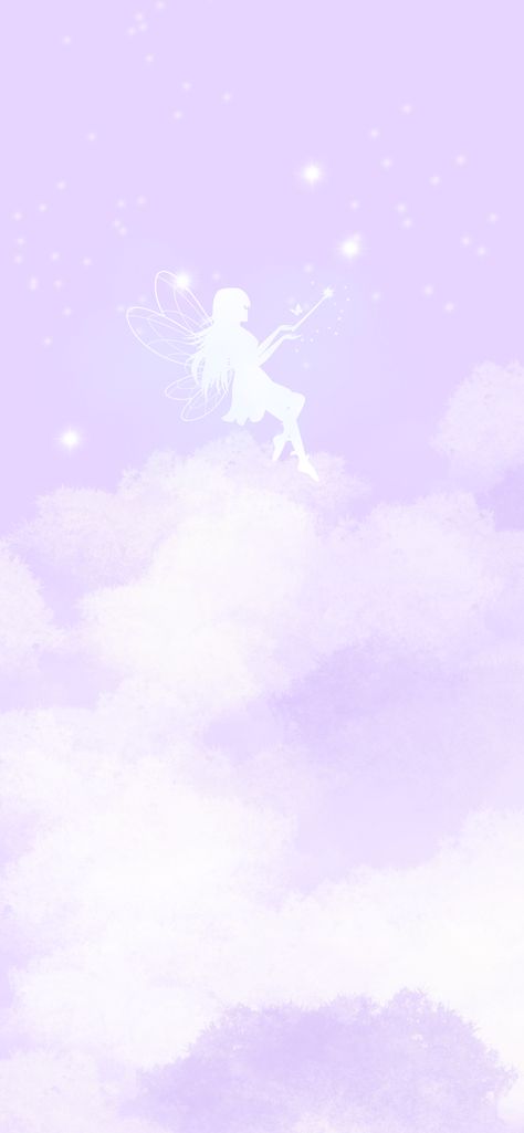 iphone wallpaper Purple Fairy Wallpaper, Purple Clouds Wallpaper, Fairy Background, Magic Background, Purple Clouds, Theme Phone, Iphone Wallpaper Ideas, Purple Fairy, Clouds Wallpaper