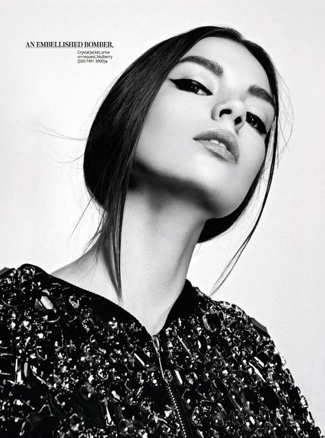 Eszter Boldov by Damon Baker for InStyle UK March 2012 Studio Photography Fashion, Fashion Photography Poses, Fashion Photography Inspiration, Chin Up, Fashion Photography Editorial, Photography Women, Fashion Studio, Look At You, Model Poses