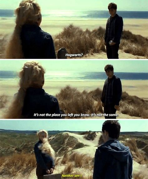 Luna And Harry Share A Moment After Dobby Passes (Deathly Hallows) Luna And Harry, Harry Potter Deleted Scenes, Blast To The Past, Harry Potter Pin, The Prisoner Of Azkaban, Deleted Scenes, Harry James Potter, Harry Potter Films, Harry Potter Film