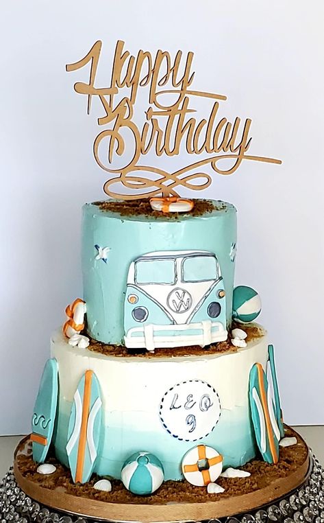 Baby On Board Cake Ideas, Outer Banks Birthday Cake Ideas, Surf Cakes Birthday, Surfer Birthday Cake, Outerbanks Themed Birthday Party, Obx Outer Banks Birthday Cake, Surfs Up Birthday Cake, Outer Banks Cake Ideas, Outerbanks Birthday Theme