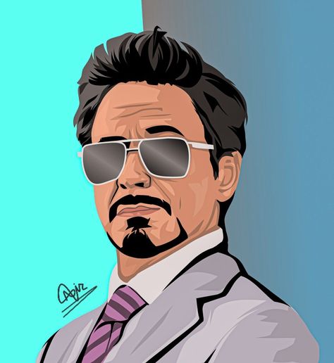 Iron Man Digital Art, Iron Man Cartoon Wallpaper, Rdj Drawing, Rdj Sketch, Tony Stark Cartoon, Berlin Quotes, Iron Man Painting, Gumball Image, Iron Man Cartoon