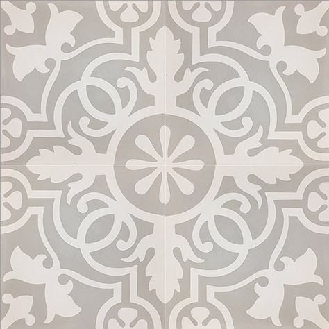 Cement Tile Shop on Instagram: “The Harper IV pattern in Light Grey and White is now in stock! #cementtileshop #cementtiles #cementtile #bathroomtiles #concretetiles…” Mission Tile, Cement Tile Shop, Patterned Floor Tiles, Encaustic Cement Tile, Encaustic Tile, Cement Tiles, Tile Pattern, Handmade Tiles, Cement Tile