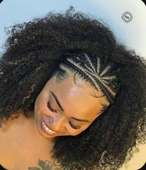 Stylish crochet braids hairstyles to consider this season. - Stylish Naija Braided Cornrow With Weave, Cornrow With Curly Weave, Half Fulani Braids Half Curly, Fulani Braids With Body Wave, Half Cornrow Styles, Zig Zag Cornrows Braids With Curls, Half Cornrows Half Curly Natural Hair, Corn Row Braids Half Up Half Down, Cornrows And Curly Weave