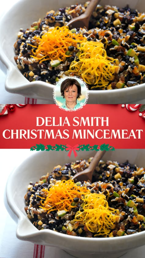 Delia Smith Christmas Mincemeat Mincemeat Pies Christmas, British Christmas Food, Mincemeat Pie Filling, Christmas Mincemeat, Mincemeat Recipes, Candied Peel, Mincemeat Recipe, Scottish Desserts, British Candy