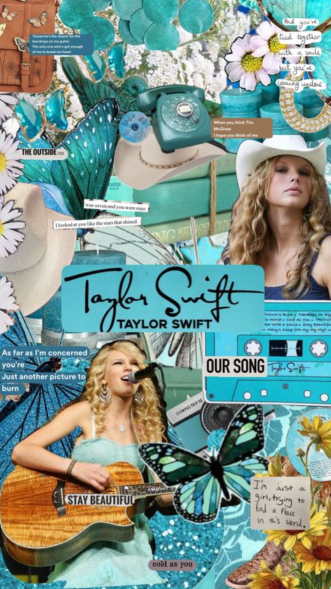 Taylor Swift Debut Wallpaper, Taylor Swift 壁紙, Debut Wallpaper, Taylor Swift Collage, Taylor Swift Debut Album, Taylor Swift Debut, Taylor Swift Book, 2022 Planner, Photos Of Taylor Swift