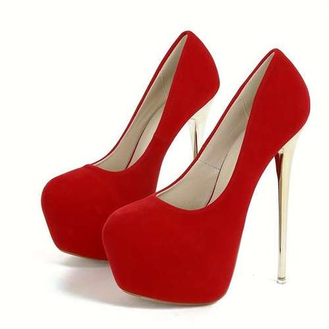 Heels Platform Pumps, Trendy Heels, Red High Heels, Heels Platform, Womens Stilettos, Super High Heels, Women Pink, Platform High Heels, Confident Woman