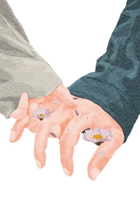 Seni Korea, Hands Holding, Couple Illustration, Love Illustration, Arte Inspo, Movie Wallpapers, Cute Couple Art, Art And Illustration, Couple Art