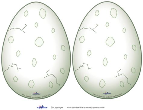 Medium Printable Dinosaur Egg Decorations - Coolest Free Printables Free Printable Dinosaur Pictures, Dino Eggs Printable, Free Printable Dinosaur Templates, Dinosaur Egg Printable, Dinosaur Egg Coloring Page, Making Dinosaur Eggs, Dinosaur Theme Preschool, Jurassic Park Party, Face Cut Out