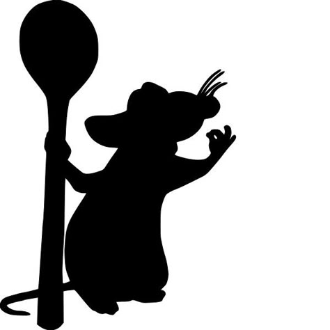 Ratatouille Disney Svg, Disney Character Silhouette Svg, Ratatouille Silhouette, Silhouette Art Disney, Disney Characters Silhouettes, Silhouettes Disney, Ratatouille Disney, Disney Silhouette Art, Silhouette Disney