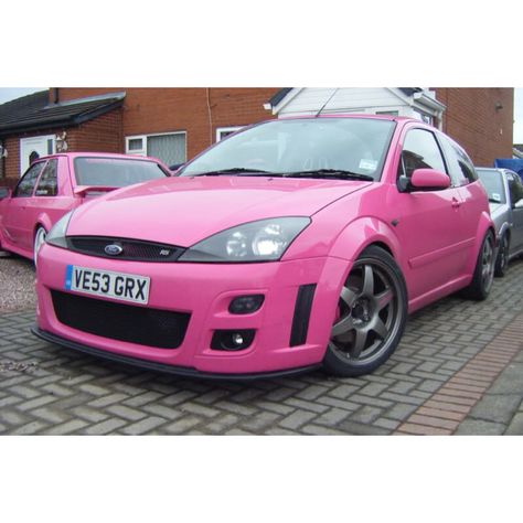 Noooooooooooooooooooo Pink Ford Fiesta, Ford Motorsport, Pink Cars, Ford Rs, Focus Rs, Pink Car, Whips, Ford Focus, Oh My