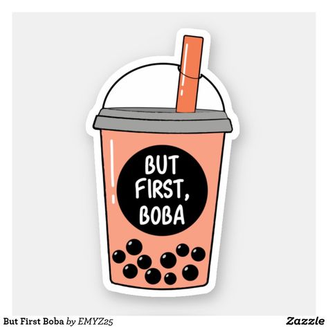 Milktea Sticker Printable, Boba Things, Boba Tea Stickers, Scrap Stickers, Bubble Tea Cute, Boba Design, Boba Stickers, Polaroid Stickers, Bubble Tea Sticker