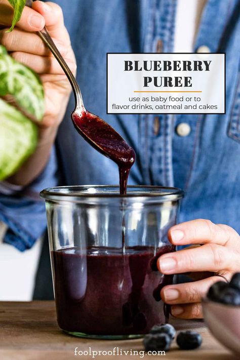 Blueberry Puree Recipe, Blueberry Muffins With Almond Flour, Pancake Sauce, Muffins With Almond Flour, Almond Flour Blueberry, Blueberry Puree, Almond Flour Blueberry Muffins, Gluten Free Blueberry Muffins, Blueberry Syrup