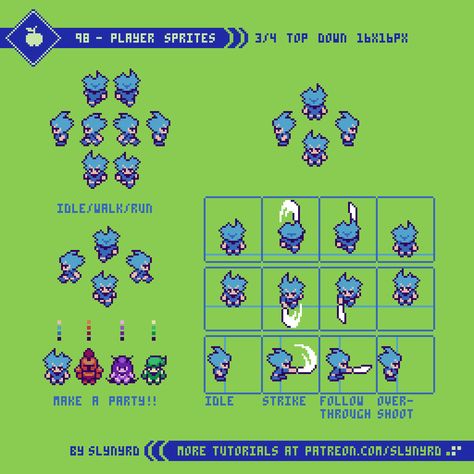 How To Do Pixel Art, Pixel Art Characters Tutorials, Isometric Pixel Art Character, Pixel Animation Tutorial, Pixel Art Characters 16x16, 16 Bit Art, 8x8 Pixel Art, Angel Pixel Art, Pixel Character Design