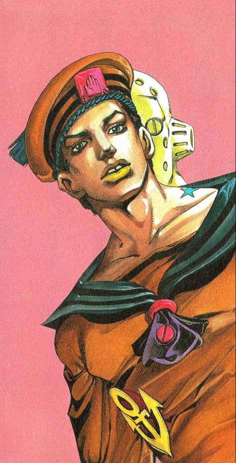 Josuke Higashikata, Jojos Bizarre Adventure Jotaro, Walpapers Cute, Arte Ninja, Jojo's Adventure, Bizarre Art, Jojo Parts, Black Cartoon Characters, Adventure Art