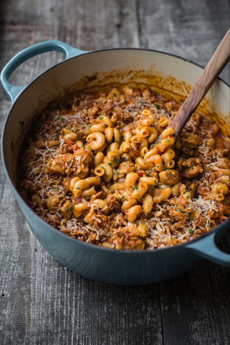 One-Pot Vegan Hamburger Helper — Mississippi Vegan Vegan Hamburger Helper, Vegan Hamburger, Vegan Cheddar, Hamburger Helper, Vegan Main Dishes, Vegan Pasta, Vegan Cooking, Vegan Foods, Vegan Dinner Recipes