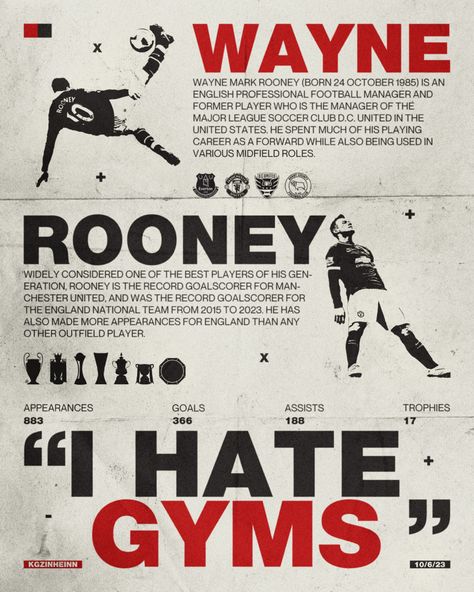 Former Man United and England legend Rooney poster design Man United Poster, Champions League Poster, Manchester United Poster, Football Room, United Wallpaper, Manchester United Wallpaper, England National Team, Football Manager, Football Icon