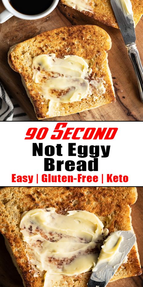 And it is! A 90-second keto bread that is not eggy (at all!) and toasts great. Anticipate a beautiful lightly candy bread that is ridiculously simple to whip up! #keto #glutenfree #grainfree #bread #lowcarb #90second #noteggybread Glutenfree Bread, 90 Second Bread, Keto Flour, 90 Second Keto Bread, Turkey Burger Recipes, Hawaiian Sweet Rolls, Gluten Free Recipes Bread, Recipes Delicious, Piece Of Bread