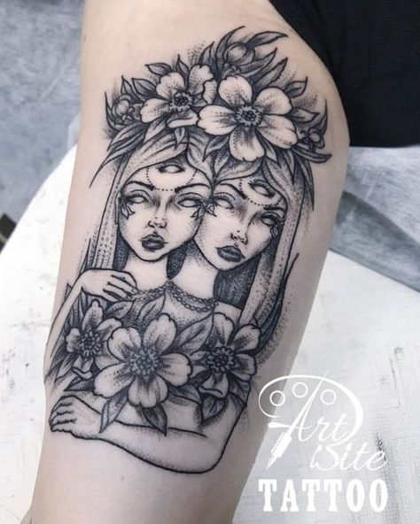 Best Gemini Tattoos Ideas Zodiac Symbol Tattoos, Gemini Zodiac Symbol, Gemini Tattoos, Gemini Tattoo Designs, Twin Tattoos, 16 Tattoo, Blue Rose Tattoos, Girl Back Tattoos, Gemini Tattoo