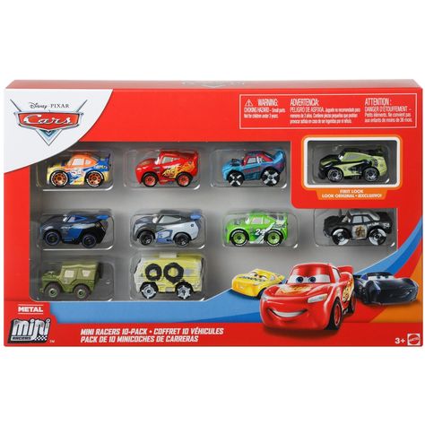 Disney Pixar Cars Mini Racers 10-Pack Assortment | BIG W Cars Disney Pixar, Flash Mcqueen, Amethyst Steven Universe, Play Vehicles, Indoor Toys, Custom Paint Jobs, Trampolines, Disney Pixar Cars, Cars Movie