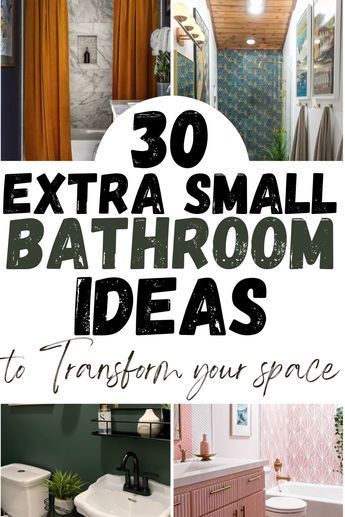 Elevate your extra small bathroom with 30 creative decor ideasMaximize style in minimal spaceDiscover smart solutions for a chic retreat. Small Bathroom Stand Up Shower Ideas Modern, Small Pedestal Sink Bathroom, Small Earthy Bathroom, Dark Green Small Bathroom, Really Small Bathroom Ideas, Color Schemes For Small Bathrooms, Decor For Small Bathroom, Extra Small Bathroom Ideas, Extra Small Bathroom