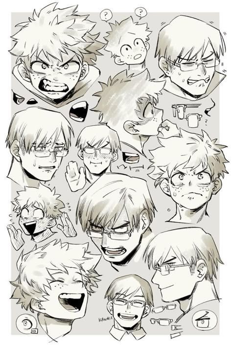 Anime Character Sheet, Drawing Face Expressions, Creation Art, Drawing Expressions, Buko No Hero Academia, Face Expressions, Character Sheet, My Hero Academia Episodes, Hero Academia Characters