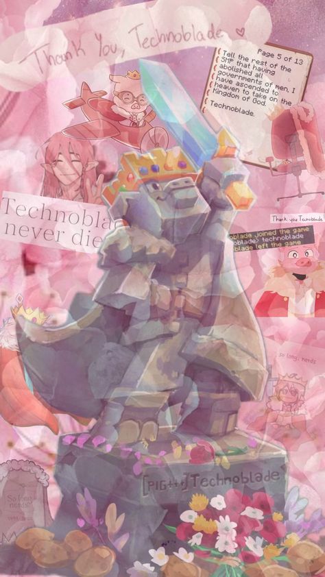 technoblade never dies #technoblade #technobladeneverdies #technobladewallpaper #wallpaper #wallpapercollage Technoblade Wallpaper, Technoblade Never Dies, Die Wallpaper, Wallpaper Collage, Cute Wallpapers, Art