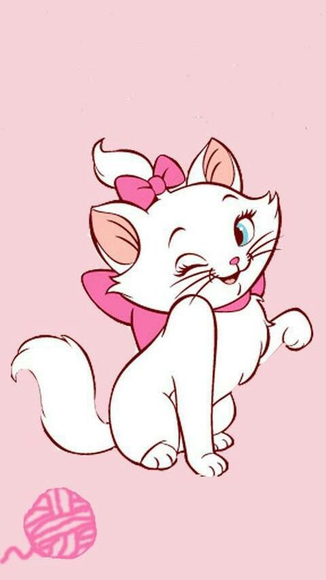 Maria Aristocats, Marie Cat, Marie Aristocats, Images Disney, Spongebob Wallpaper, Disney Background, The Aristocats, Disney Wallpapers, Disney Collage