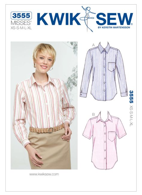 Classic Button Up Shirt Sew-Along - Part 1 | WeAllSew Kwik Sew Patterns, Shirt Sewing, Shirt Sewing Pattern, Kwik Sew, Vogue Patterns, Mens Fashion Classy, Mccalls Patterns, Sewing Pattern Sizes, Blouse Patterns