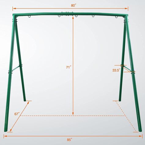 Metal Swings Outdoor, Outside Swings For Adults, Swing Set Makeover, Kindergarten Plan, Playground Inspiration, Swing Set Plans, Playground Accessories, Fun Fits, Welding Works