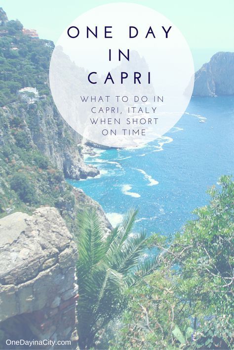 Travel tips on what to see and do if short on time while visiting the gorgeous island of Capri, Italy. Island Of Capri Italy, Capri Island Italy, Capri Travel, Italian Honeymoon, Best Places In Italy, Island Of Capri, Capri Island, Italy Honeymoon, Italian Vacation