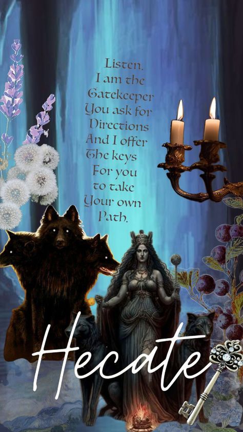 #hecate #hekate #greekgoddess #goddessofwitchcraft #goddessofthecrossroads #keeperofkeys #greekmythology #hellenicpagan #greekunderworld Mother Hekate, Greek Underworld, Greek Goddess Of Magic, Goddess Hecate, Earth Mother, Witchy Stuff, Greek Goddess, Underworld, Greek Mythology