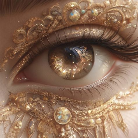 Fantasy Eye Color, Gold Brown Eyes, Fantasy Eyes Art, Magical Eyes, Fantasy Eyes, Eye Color Chart, Eyes Artwork, Crystal Eyes, Mom Pictures